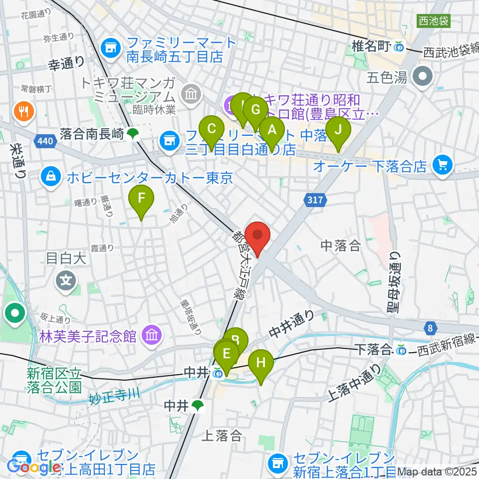 PAPAGENO周辺のカフェ一覧地図