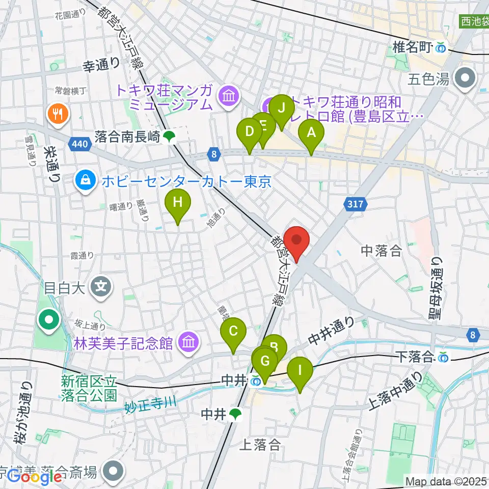 PAPAGENO周辺のカフェ一覧地図