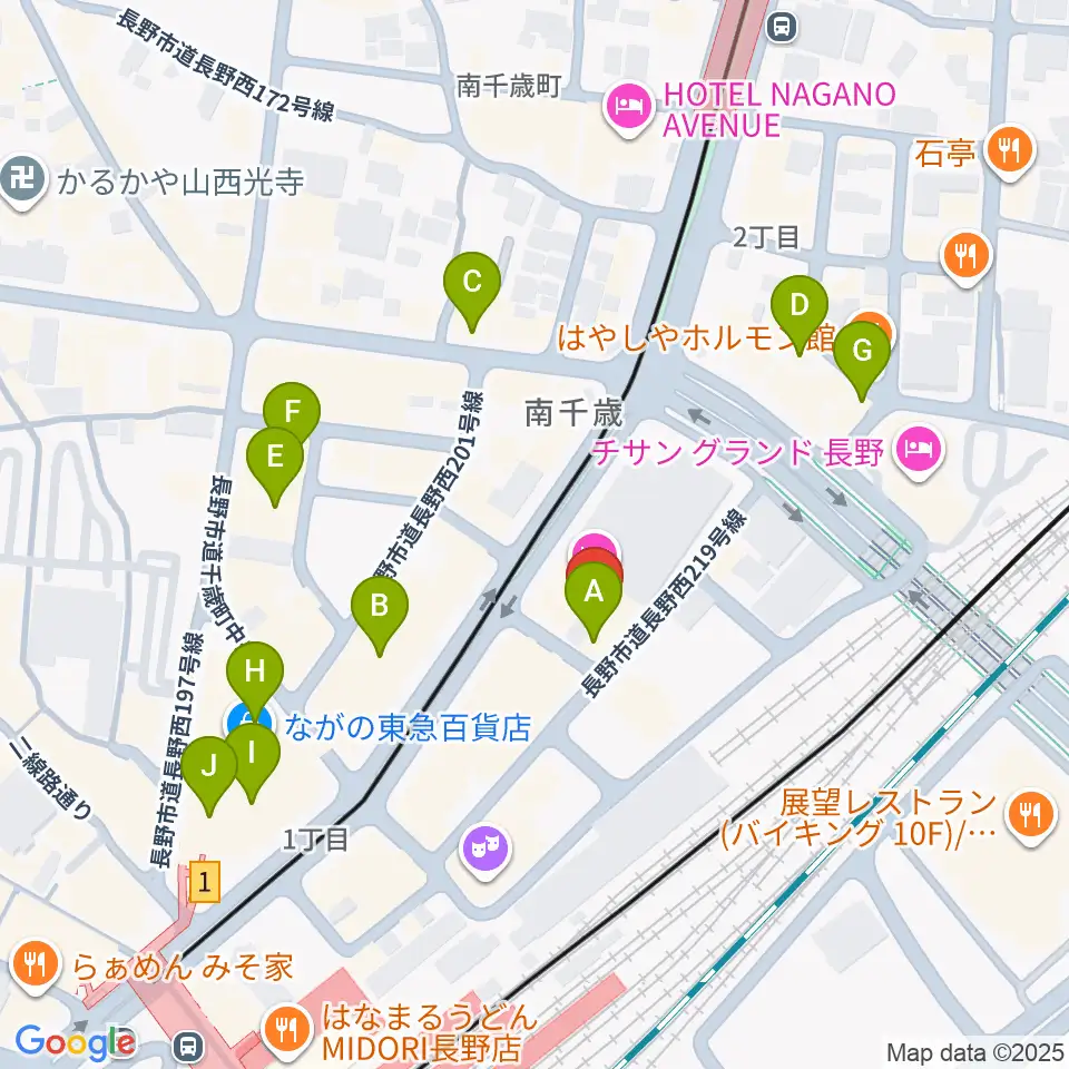 拓郎age周辺のカフェ一覧地図