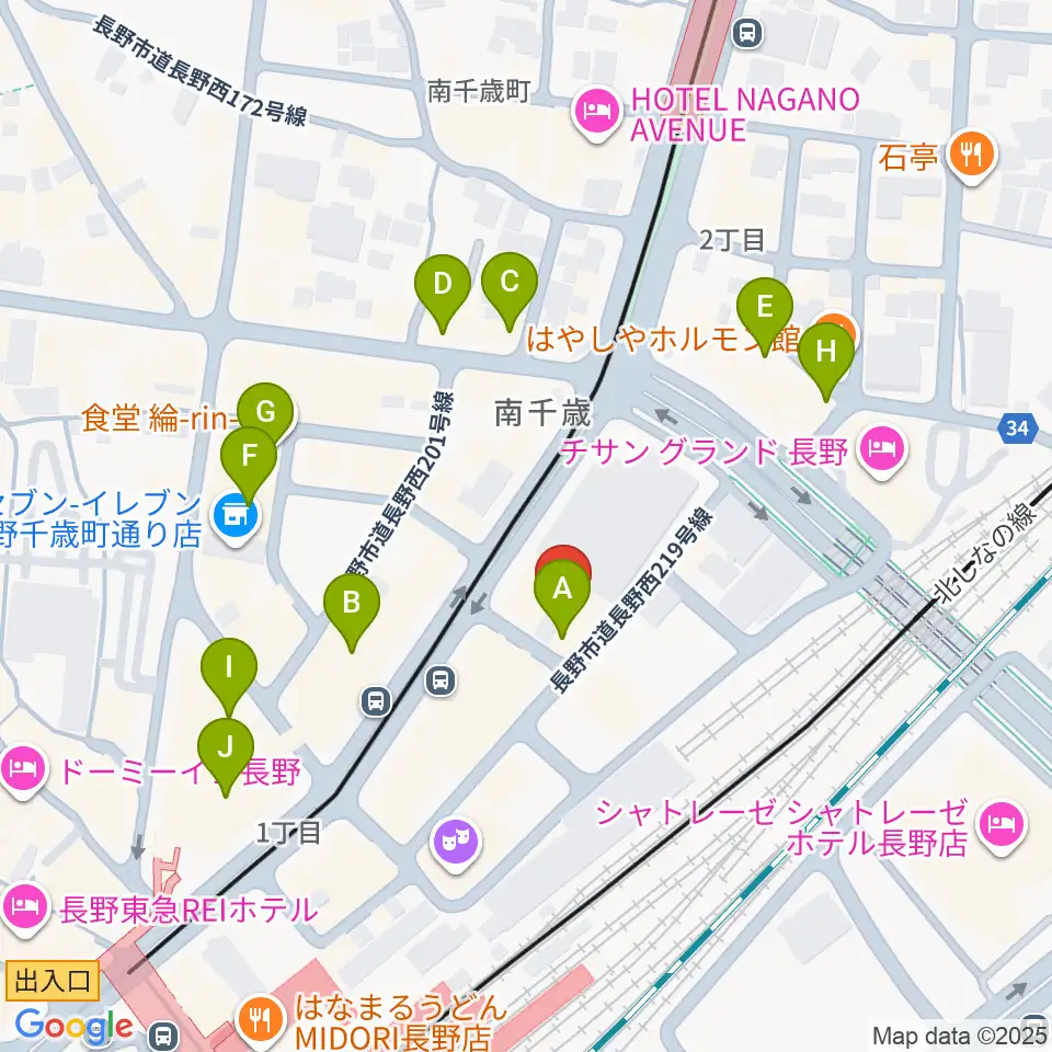 拓郎age周辺のカフェ一覧地図