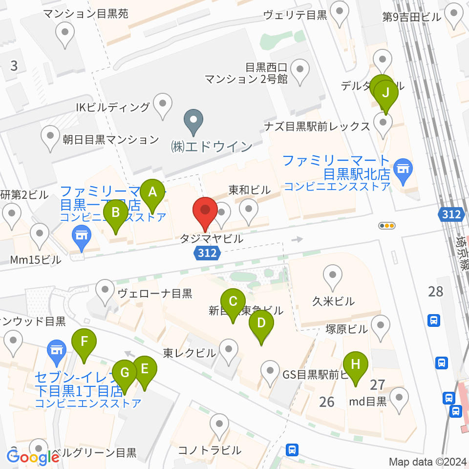 ブルースアレイジャパン周辺のカフェ一覧地図