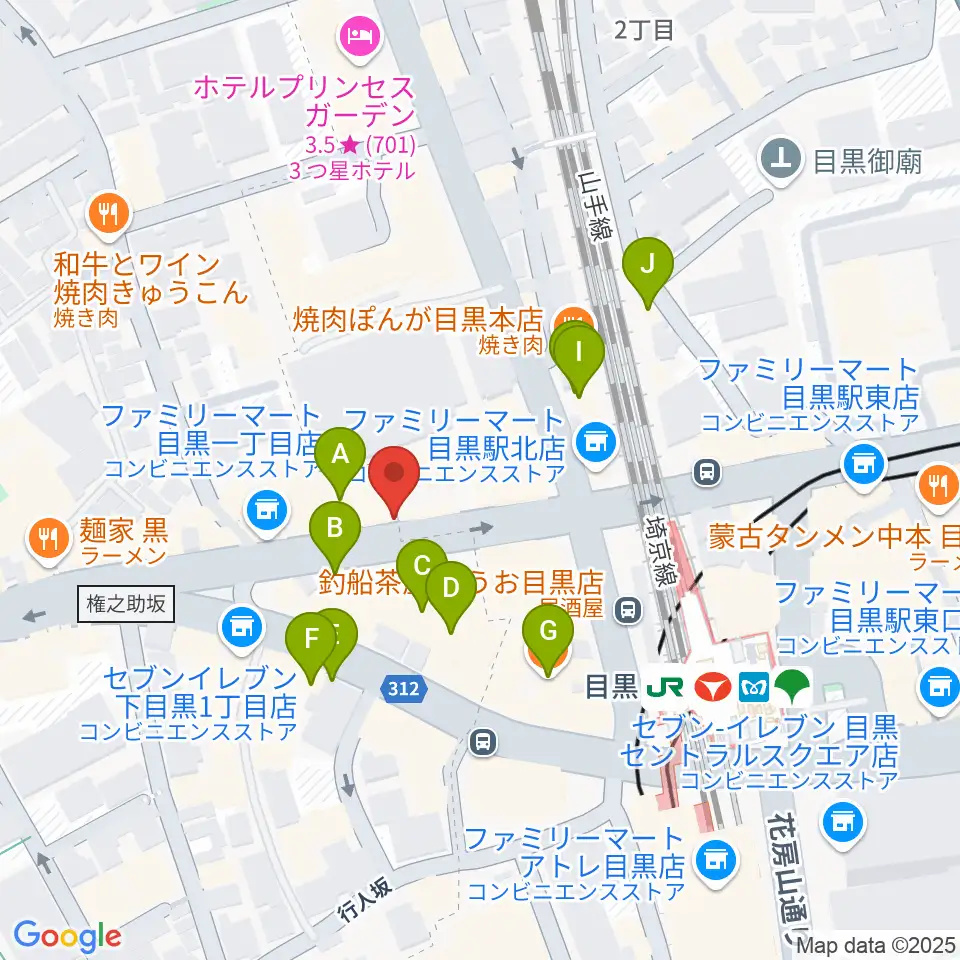 ブルースアレイジャパン周辺のカフェ一覧地図