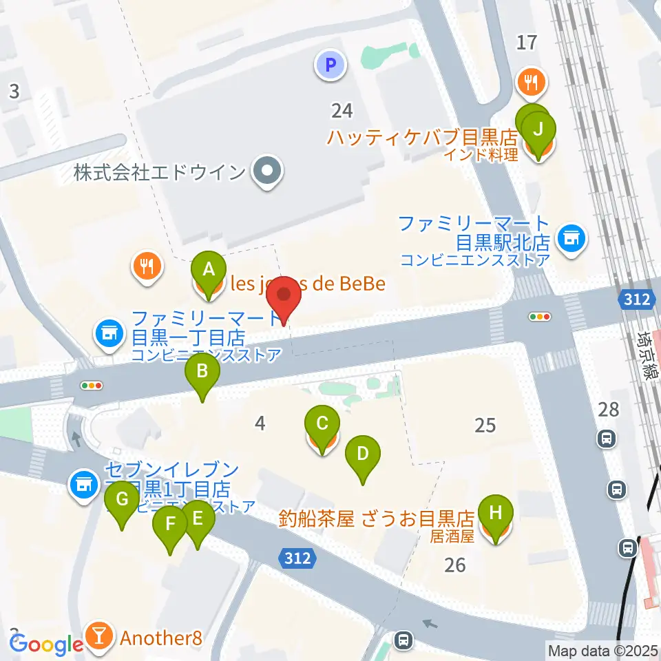 ブルースアレイジャパン周辺のカフェ一覧地図