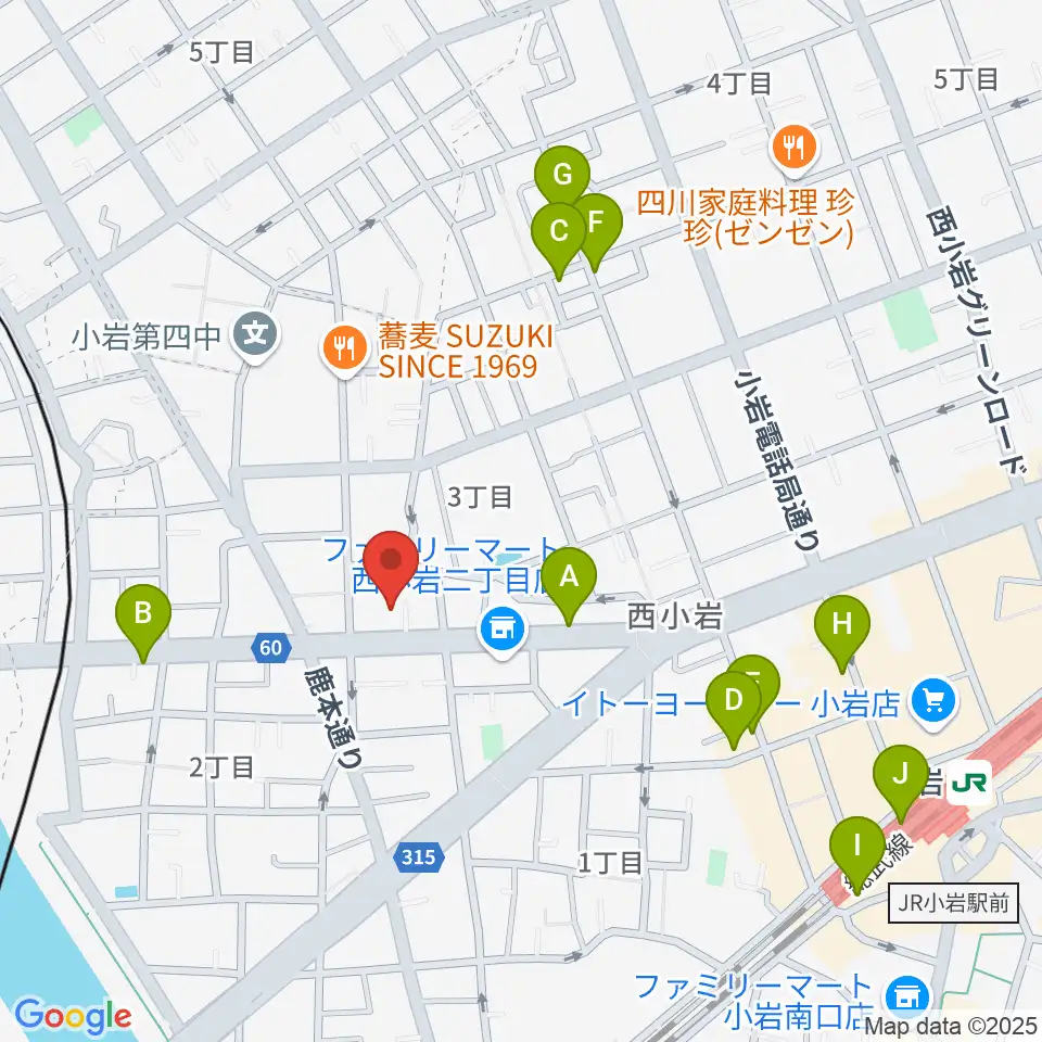 Attractive Sound Lab周辺のカフェ一覧地図