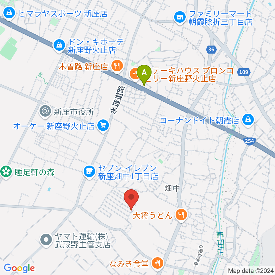 久保田チェンバロ工房周辺のカフェ一覧地図