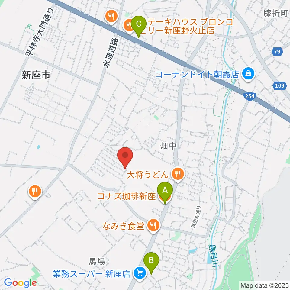 久保田チェンバロ工房周辺のカフェ一覧地図
