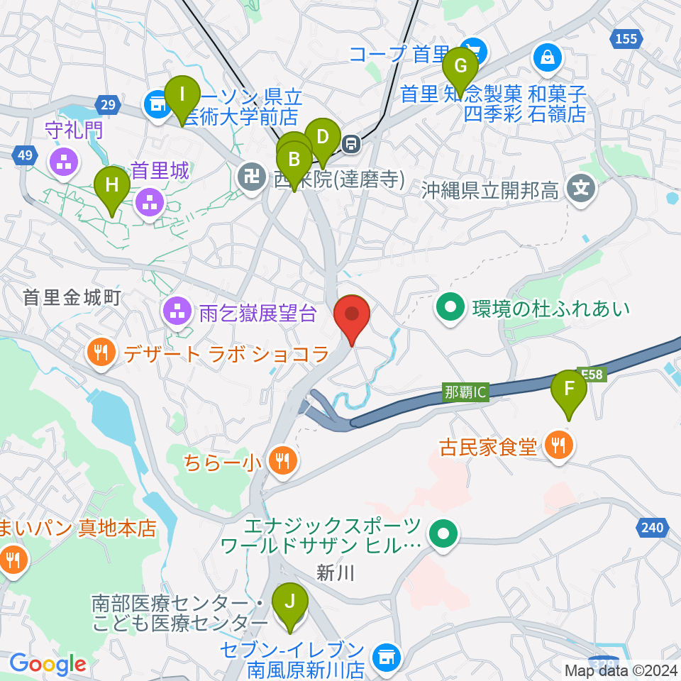 アルテウォーバAホール周辺のカフェ一覧地図