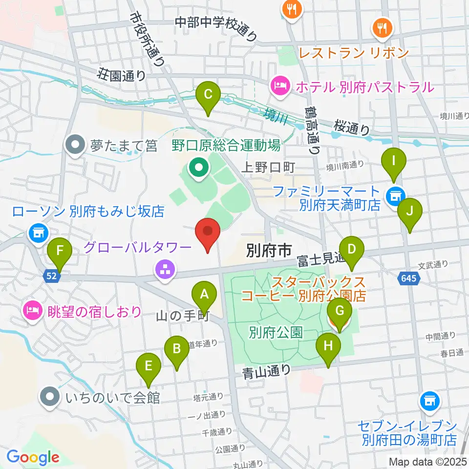 しいきアルゲリッチハウス周辺のカフェ一覧地図