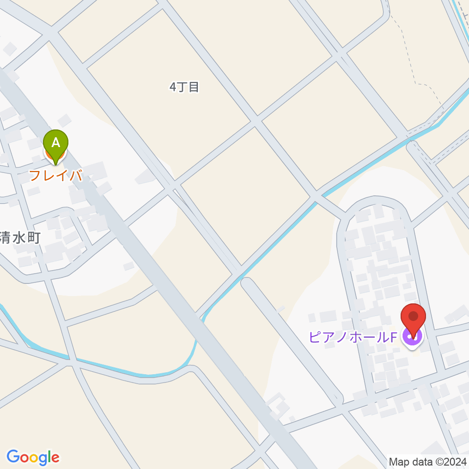 ピアノホールF周辺のカフェ一覧地図