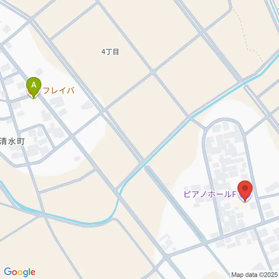 ピアノホールF周辺のカフェ一覧地図