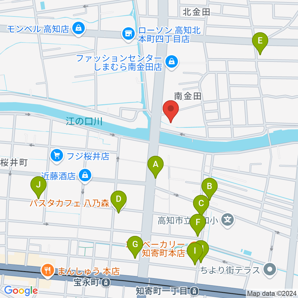 蛸蔵 TACOGURA周辺のカフェ一覧地図