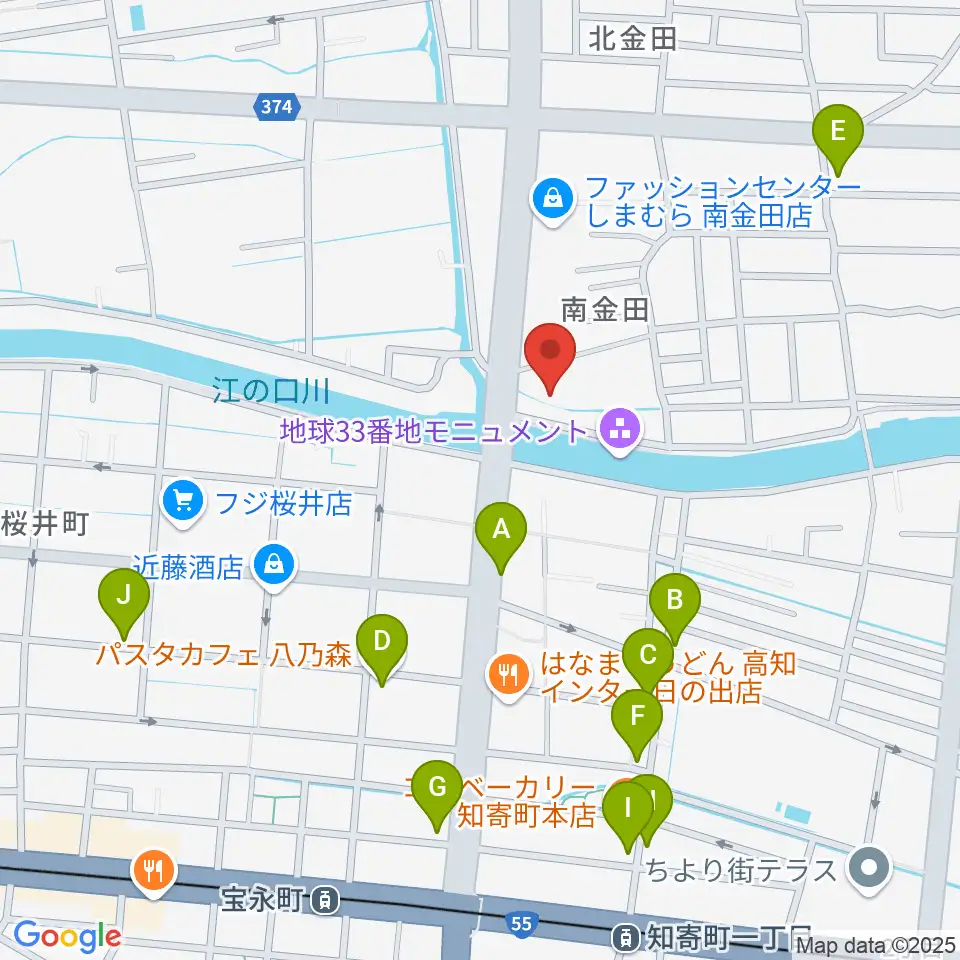 蛸蔵 TACOGURA周辺のカフェ一覧地図