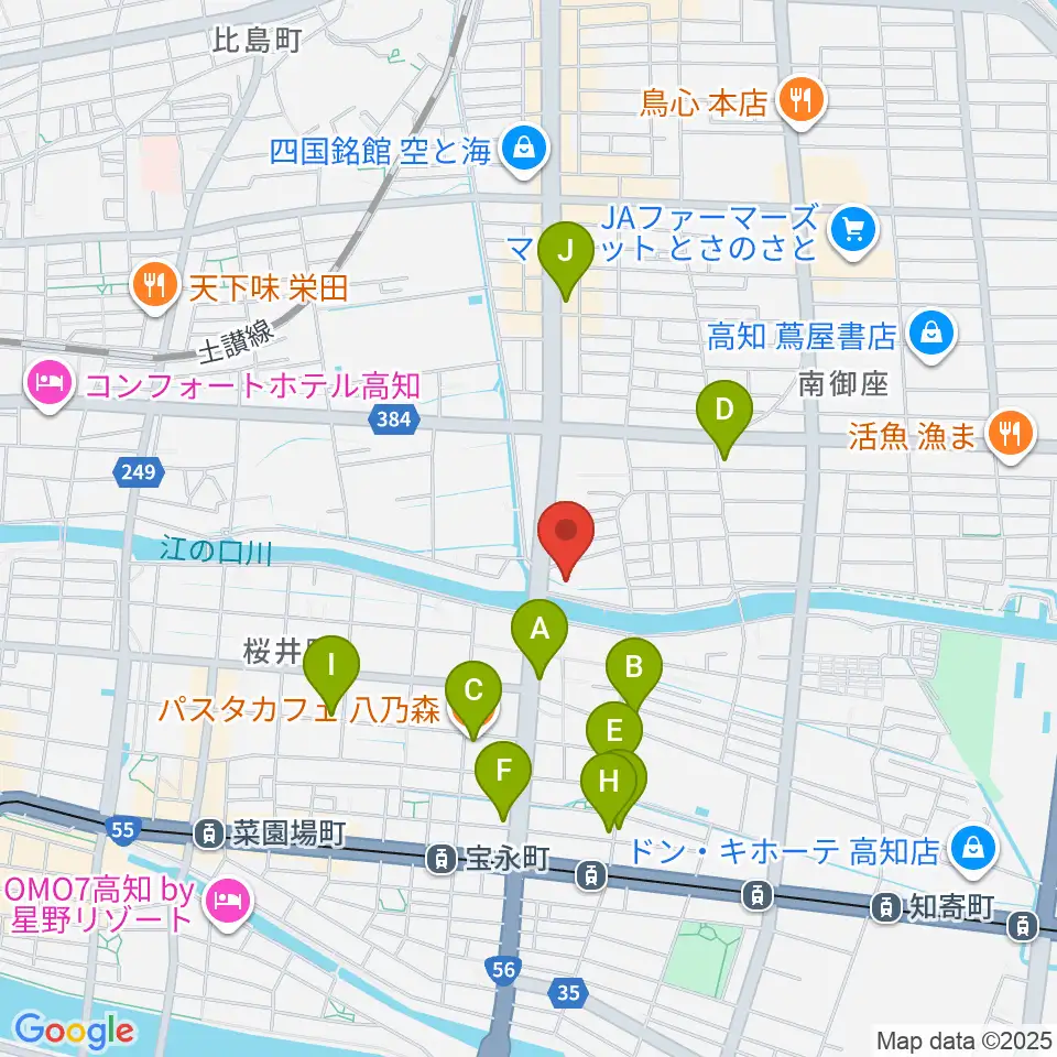 蛸蔵 TACOGURA周辺のカフェ一覧地図