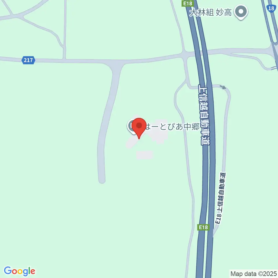 はーとぴあ中郷周辺のカフェ一覧地図