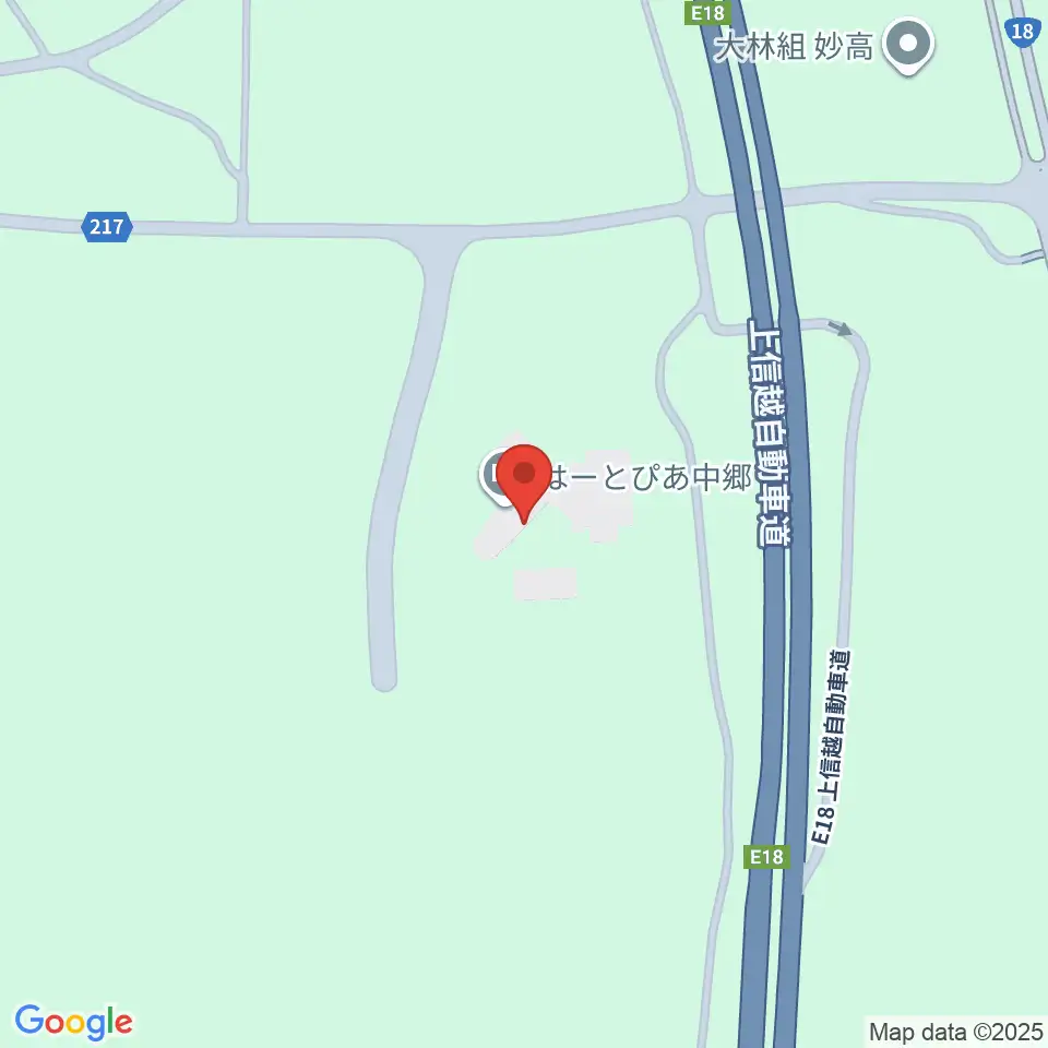 はーとぴあ中郷周辺のカフェ一覧地図