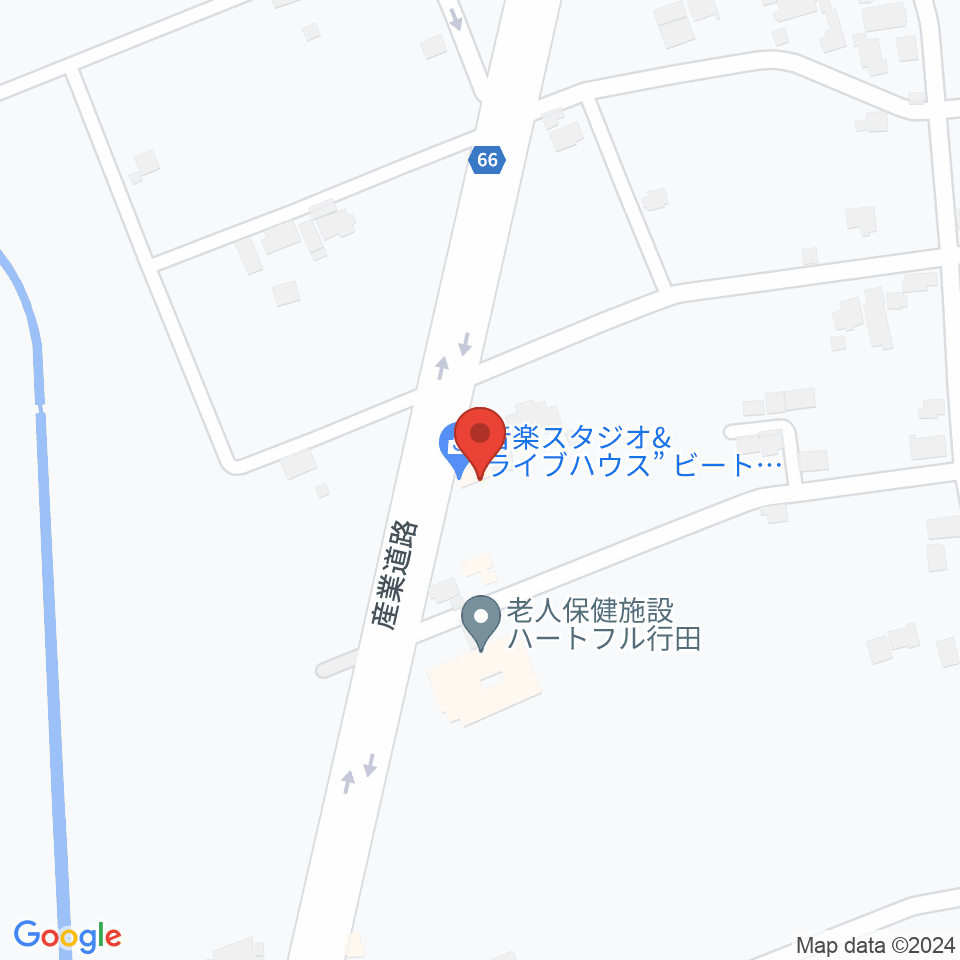 ビートハウス1193周辺のカフェ一覧地図