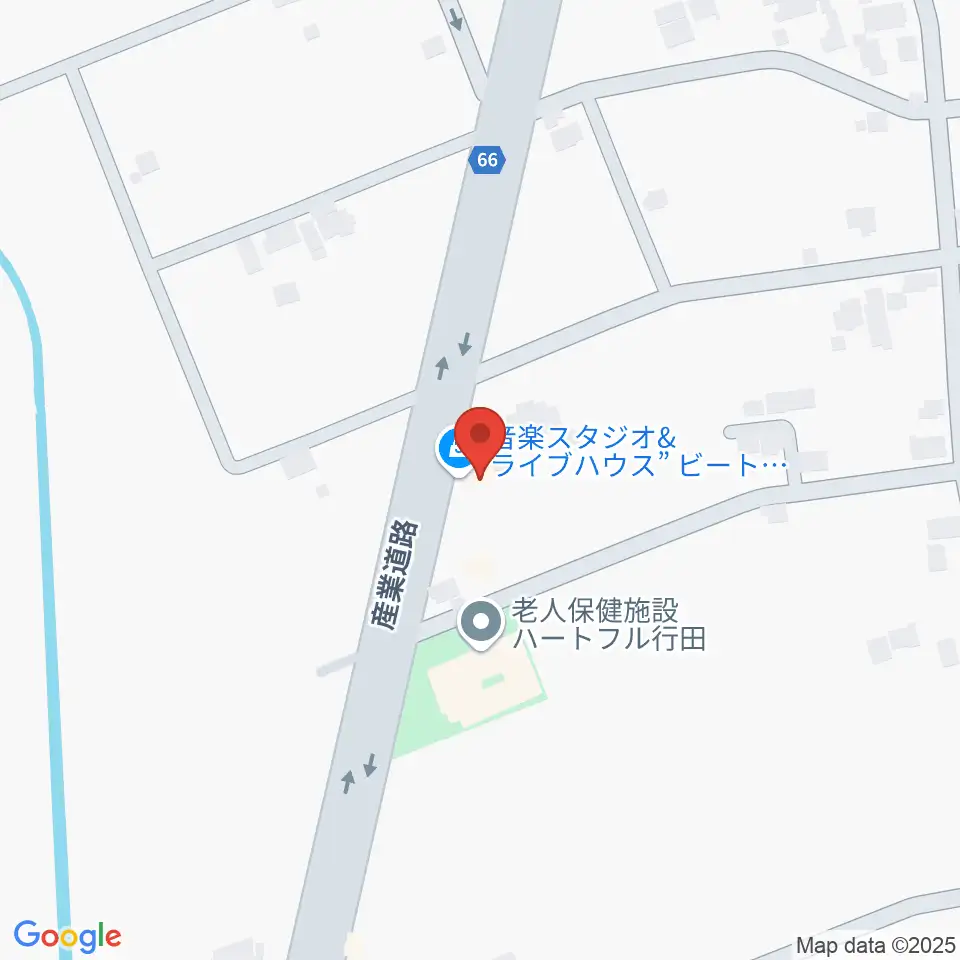ビートハウス1193周辺のカフェ一覧地図