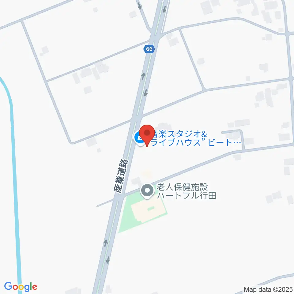 ビートハウス1193周辺のカフェ一覧地図