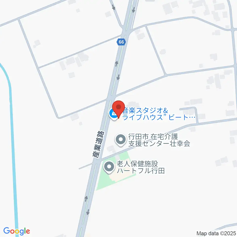 ビートハウス1193周辺のカフェ一覧地図
