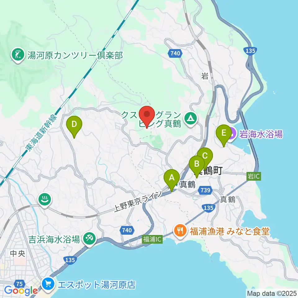 檜チャリティコンサートホール周辺のカフェ一覧地図