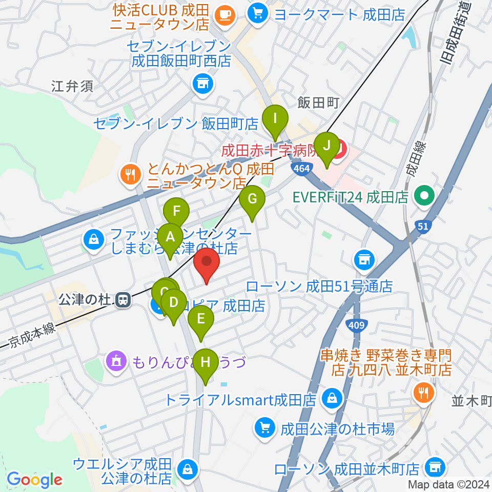 YNサロンホール周辺のカフェ一覧地図