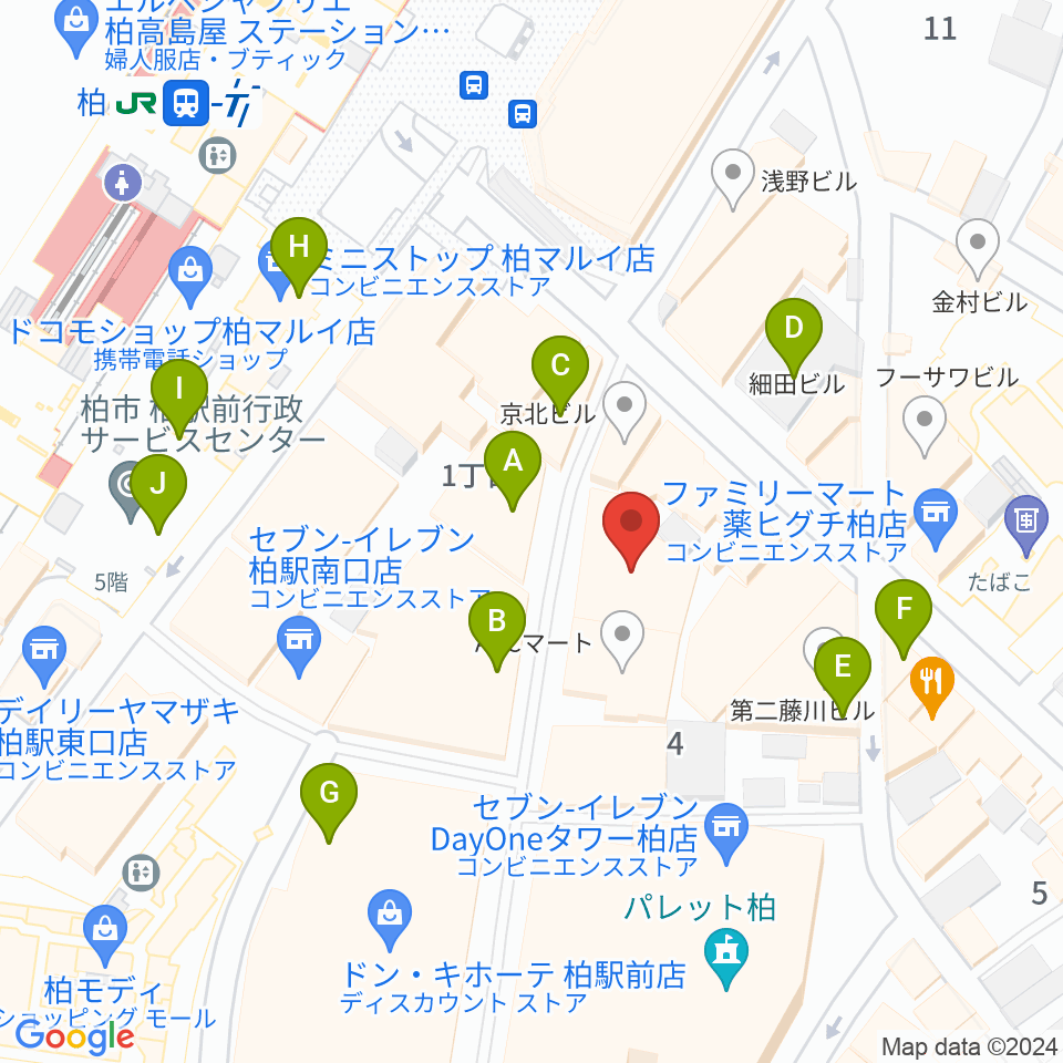 京北ホール周辺のカフェ一覧地図