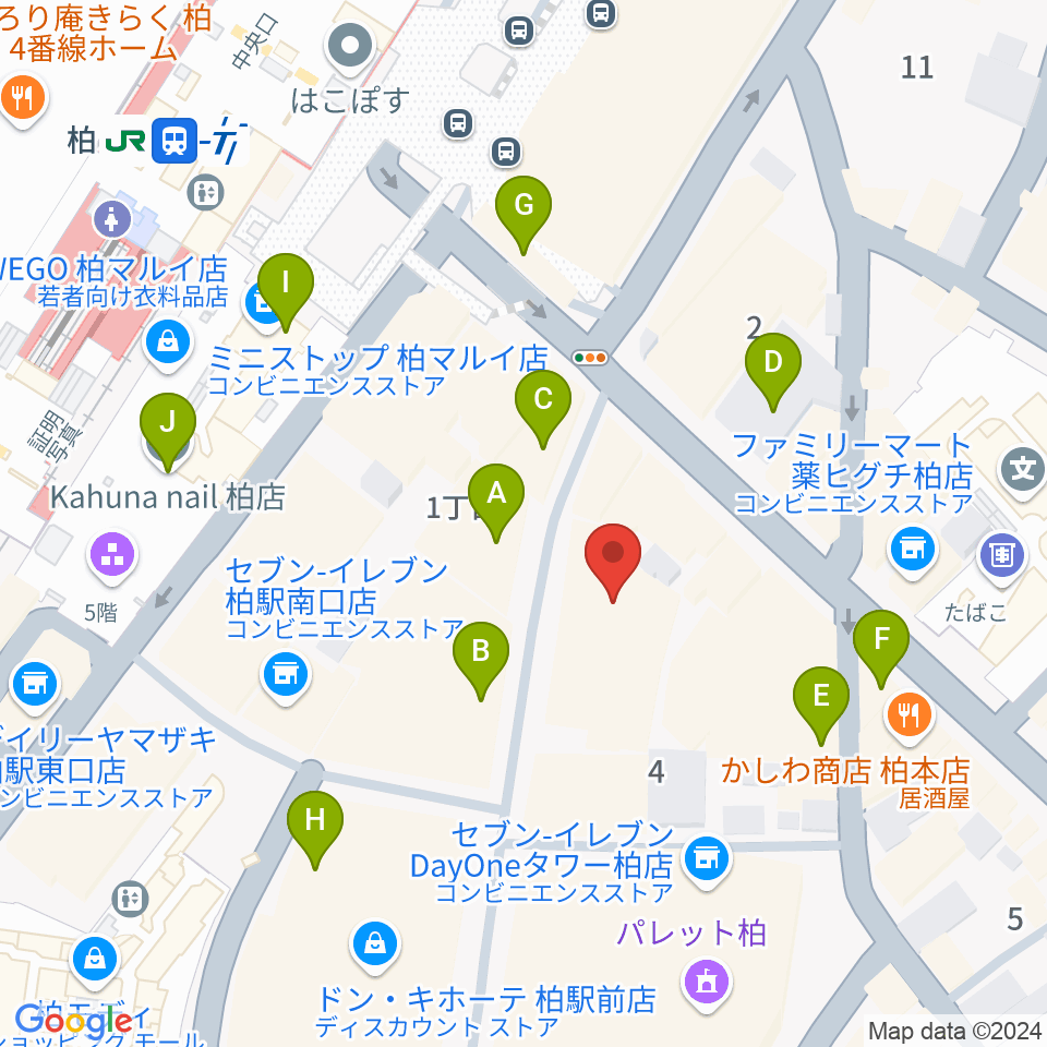 京北ホール周辺のカフェ一覧地図