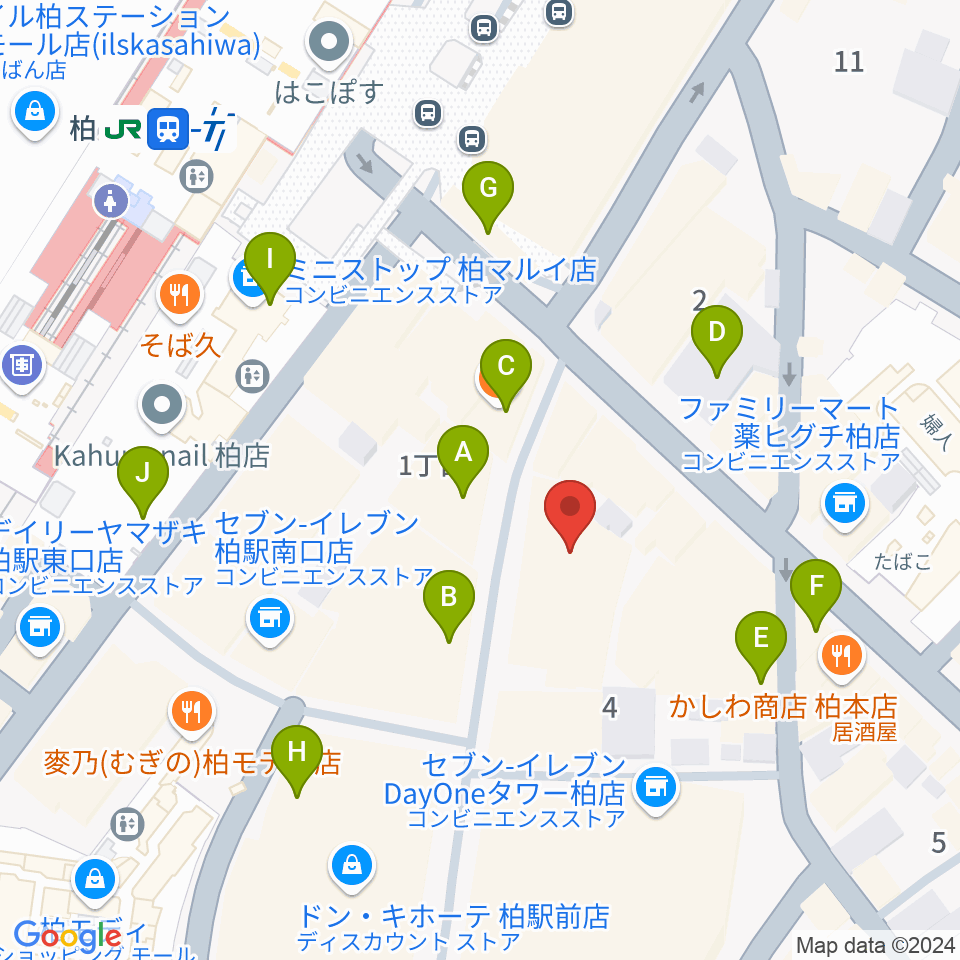 京北ホール周辺のカフェ一覧地図