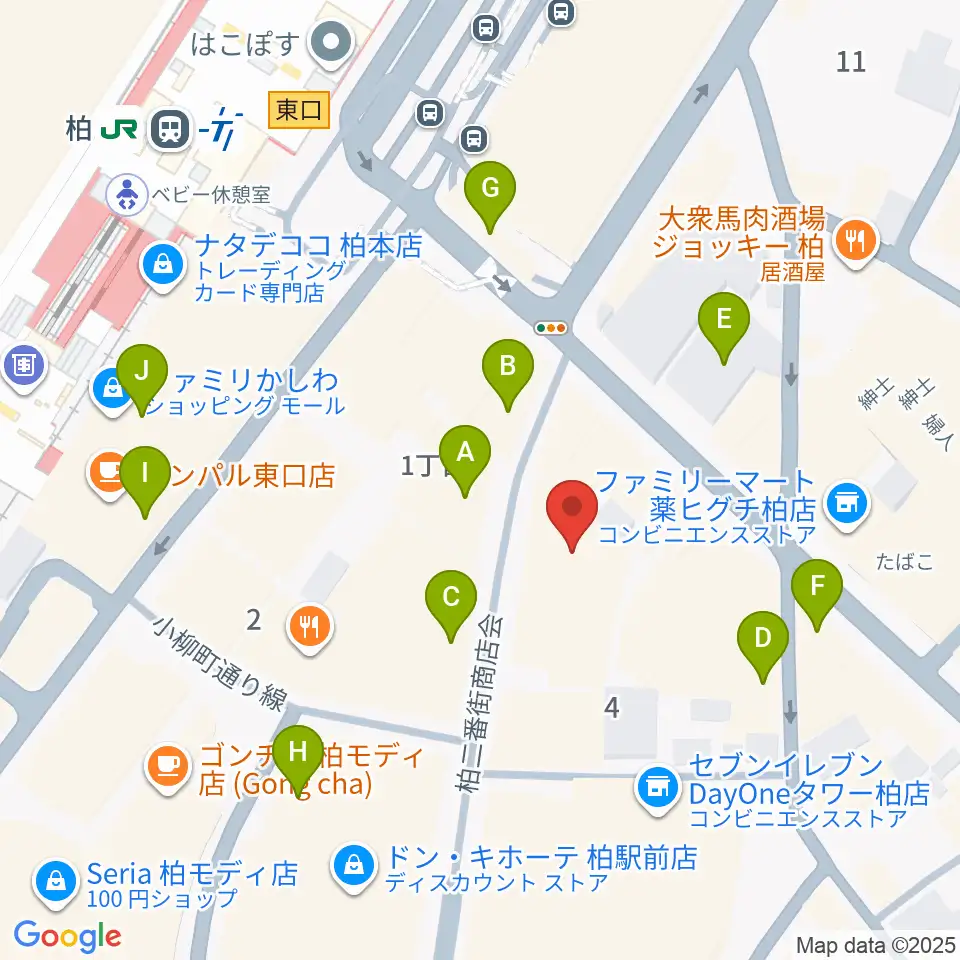 京北ホール周辺のカフェ一覧地図