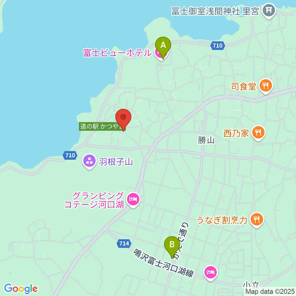 丸富荘周辺のカフェ一覧地図