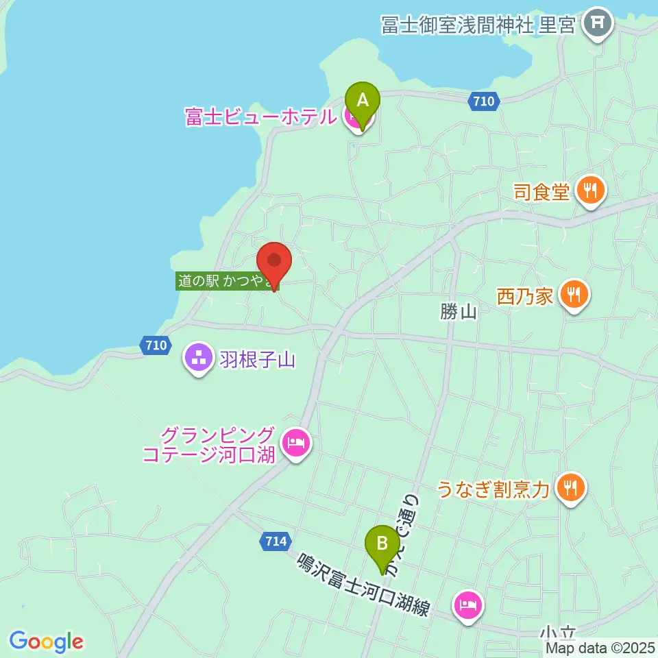 丸富荘周辺のカフェ一覧地図