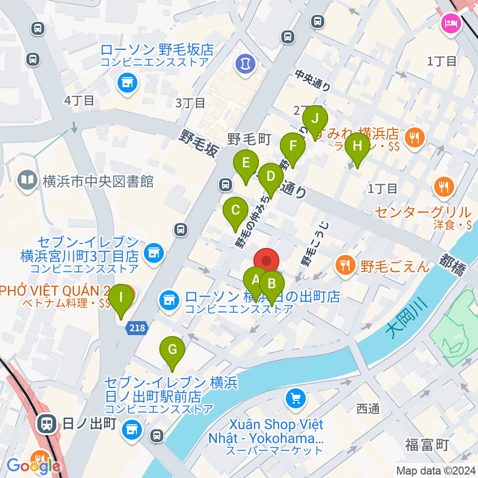 Jazz Spot DOLPHY周辺のカフェ一覧地図