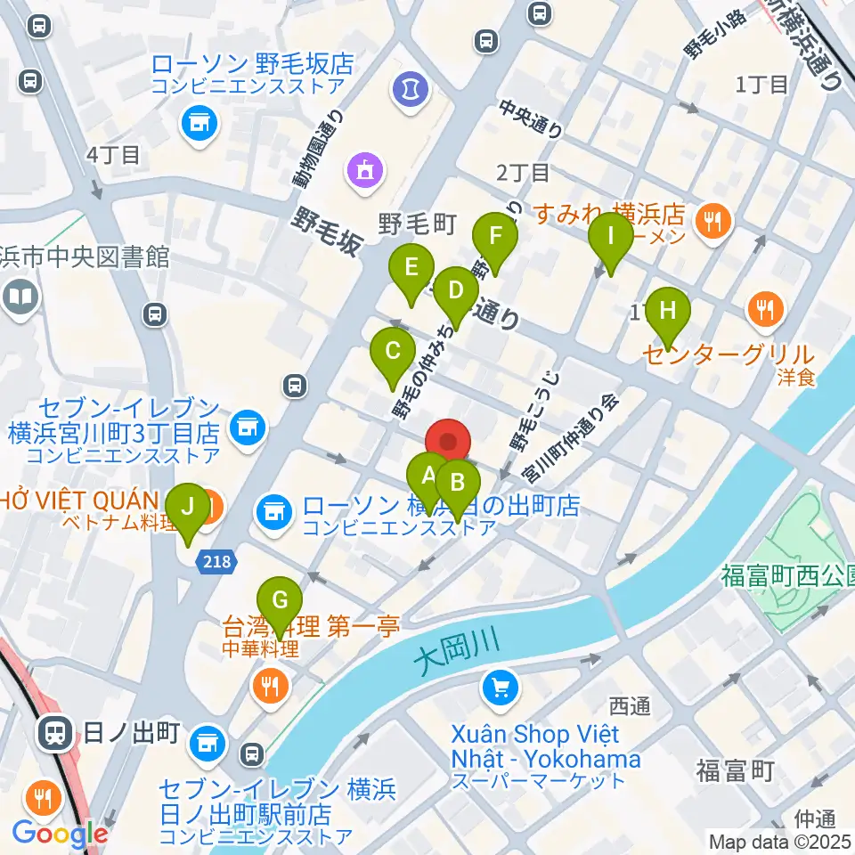 Jazz Spot DOLPHY周辺のカフェ一覧地図