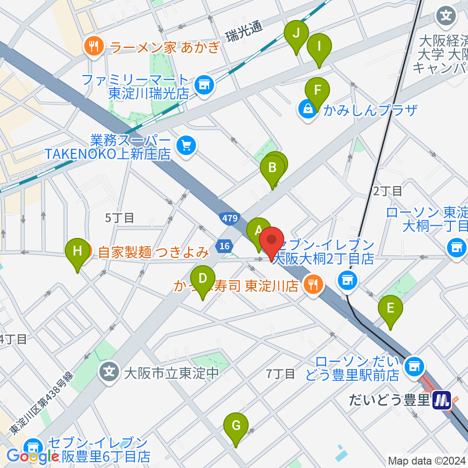 ウエイド・インスツルメンツ周辺のカフェ一覧地図