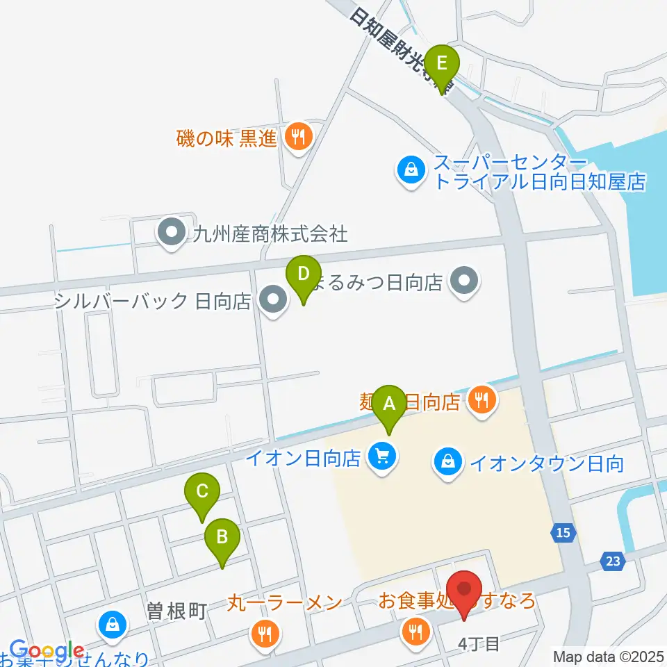 ヴァレンタインカンパニー周辺のカフェ一覧地図