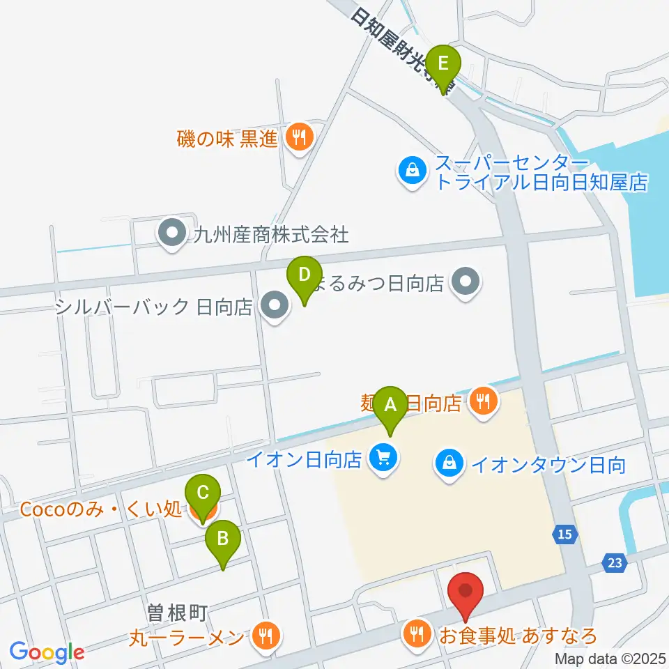 ヴァレンタインカンパニー周辺のカフェ一覧地図