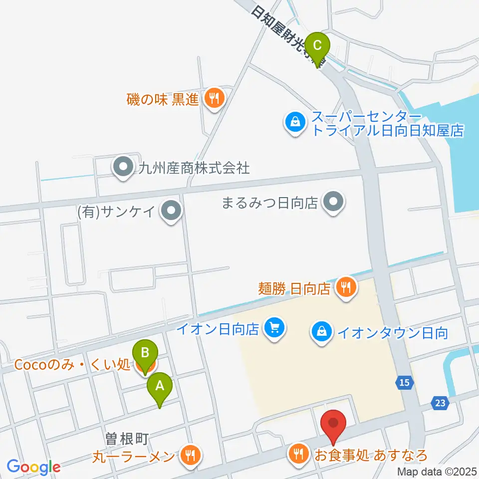 ヴァレンタインカンパニー周辺のカフェ一覧地図
