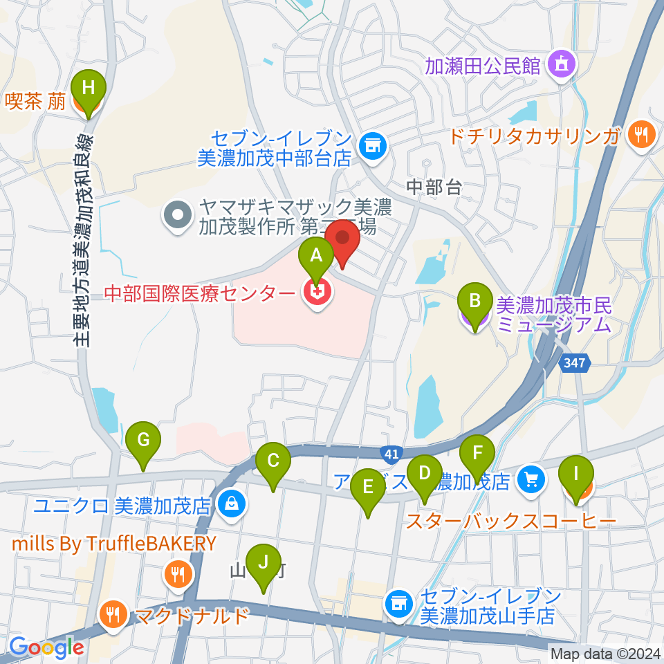 Ancestors Ukulele周辺のカフェ一覧地図