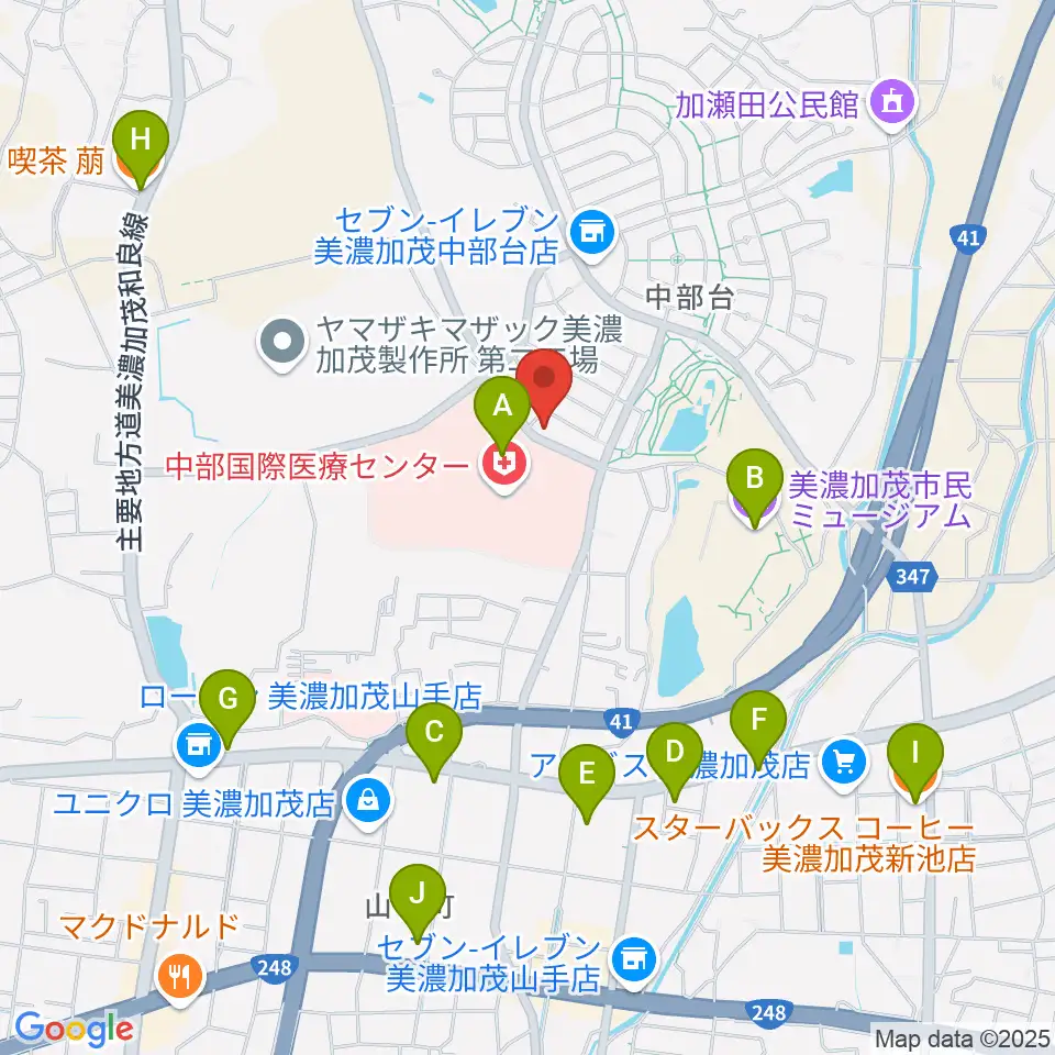 Ancestors Ukulele周辺のカフェ一覧地図
