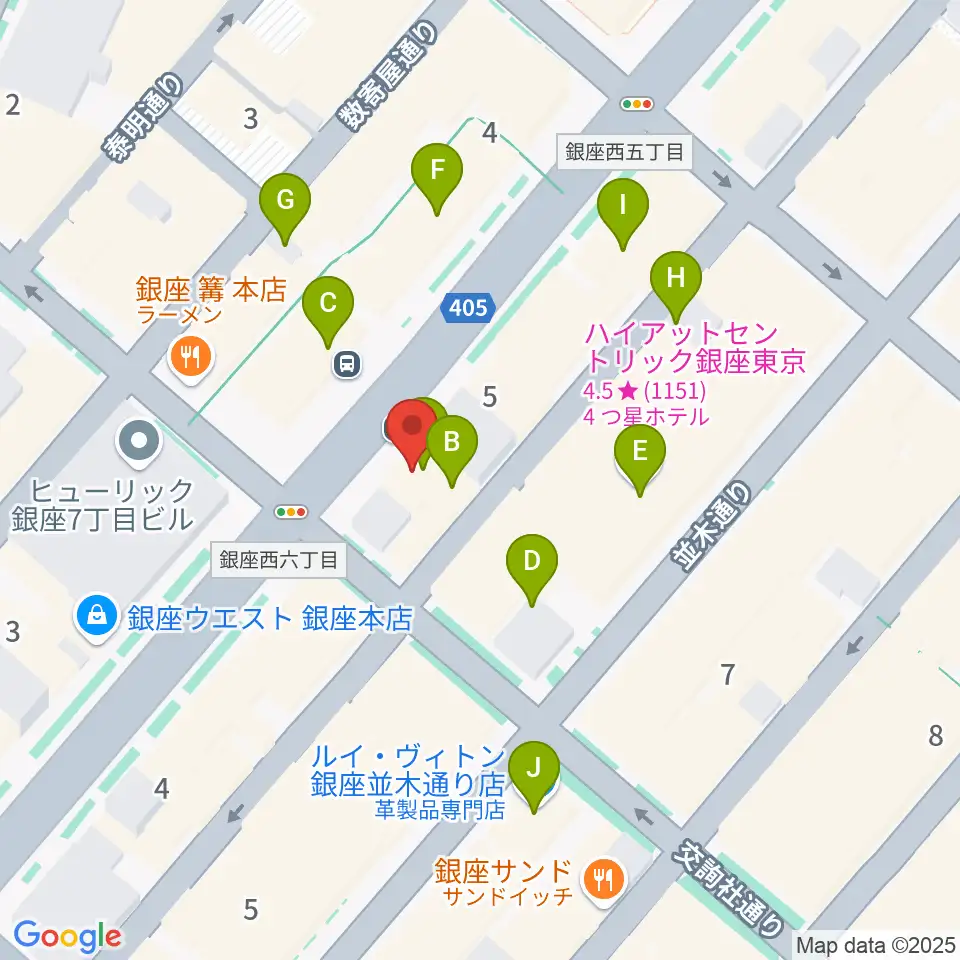 国際新堀芸術学院 東京校周辺のカフェ一覧地図