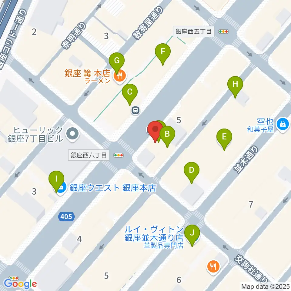 国際新堀芸術学院 東京校周辺のカフェ一覧地図