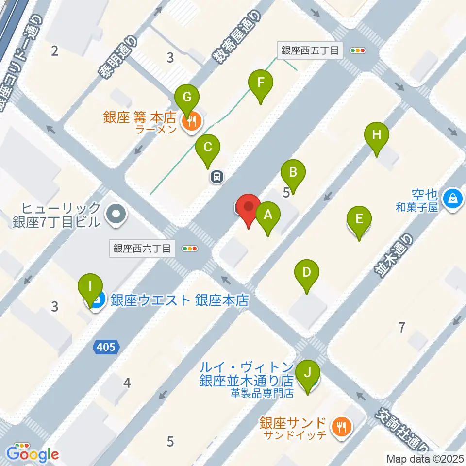 国際新堀芸術学院 東京校周辺のカフェ一覧地図