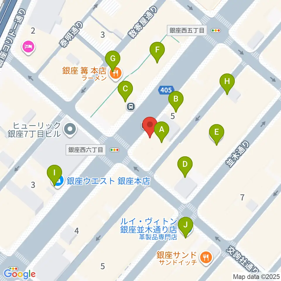 国際新堀芸術学院 東京校周辺のカフェ一覧地図