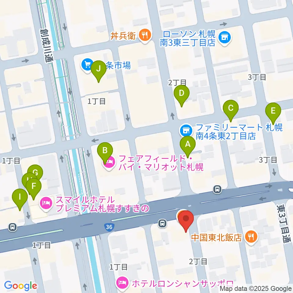中華二胡学院周辺のカフェ一覧地図