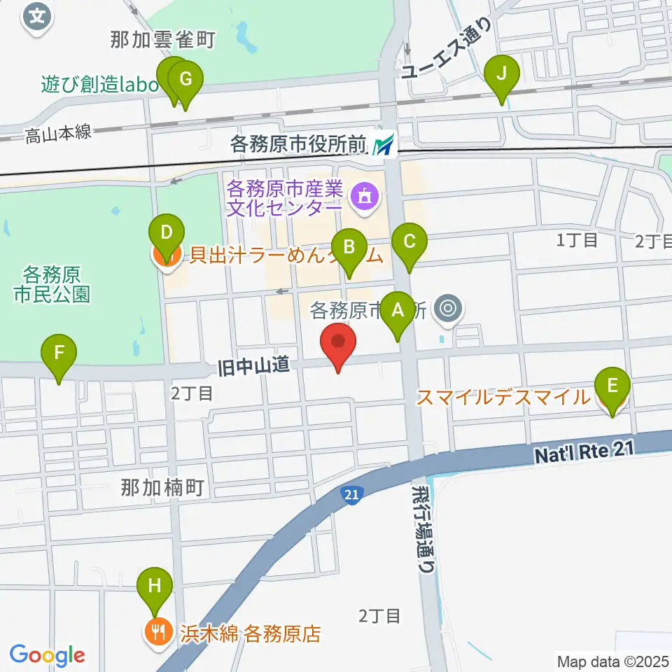 サウンドハンター各務原店 FreeMan周辺のカフェ一覧地図