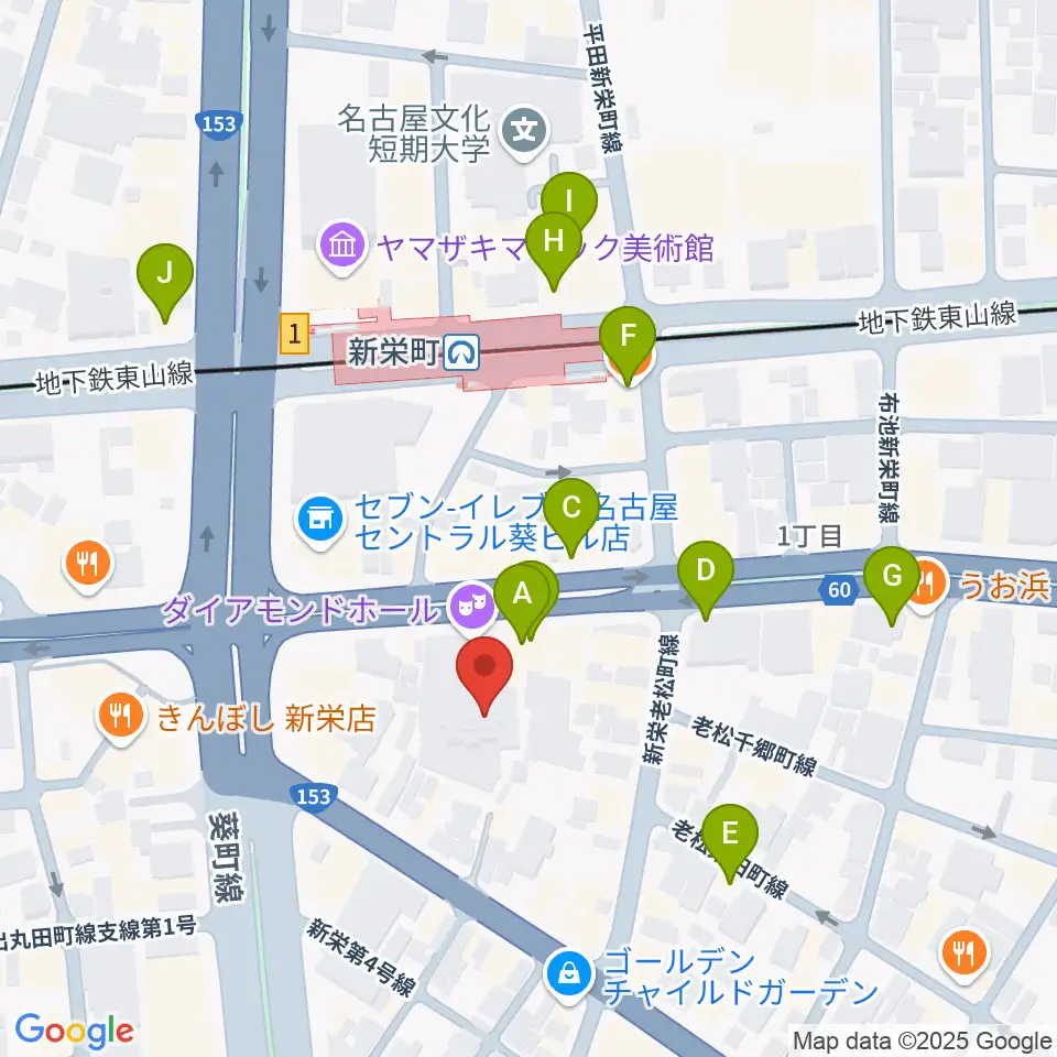 studio KANADiA周辺のカフェ一覧地図