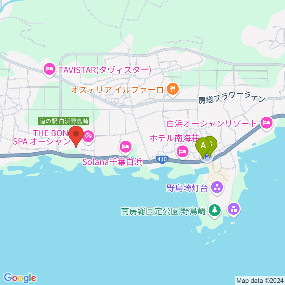 白浜フローラルホール周辺のカフェ一覧地図