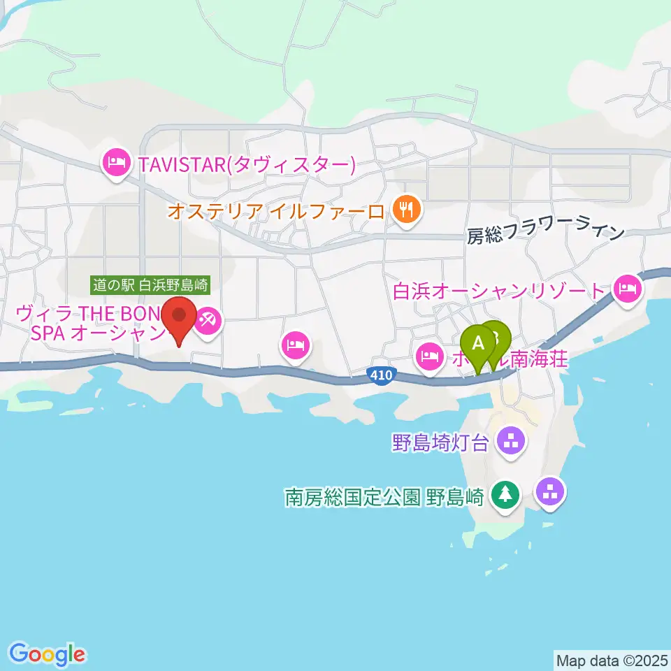 白浜フローラルホール周辺のカフェ一覧地図