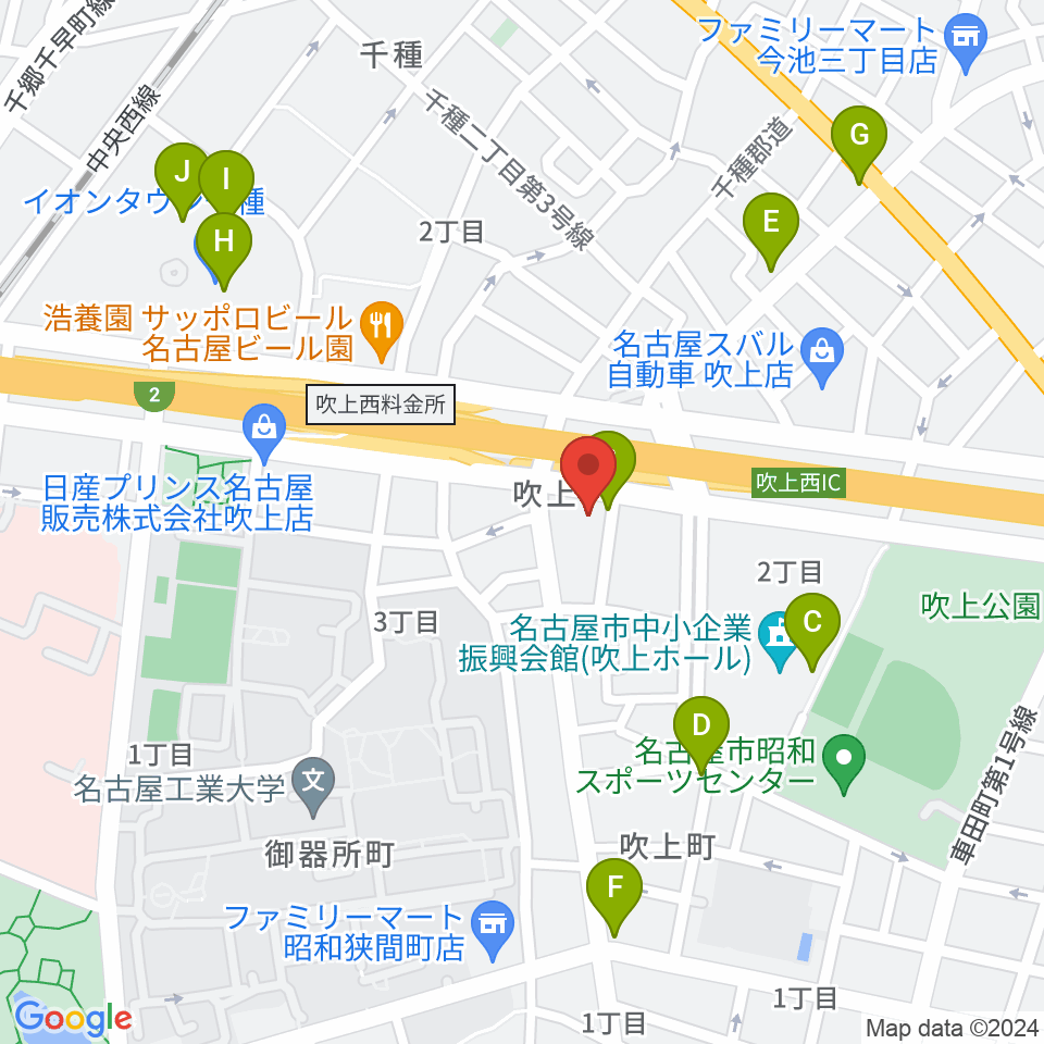 cafe concert エルム周辺のカフェ一覧地図