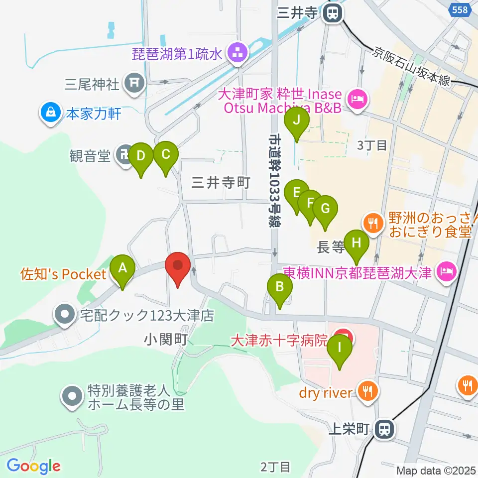 ながらの座・座周辺のカフェ一覧地図